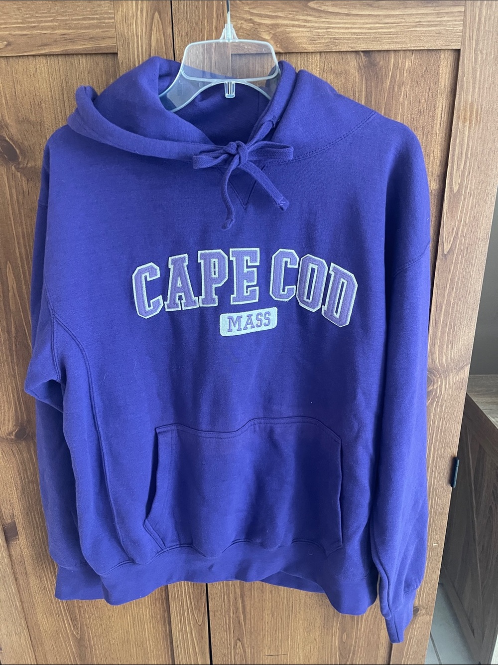 Purple Cape Cod Mass Pullover Hoodie - Women's
